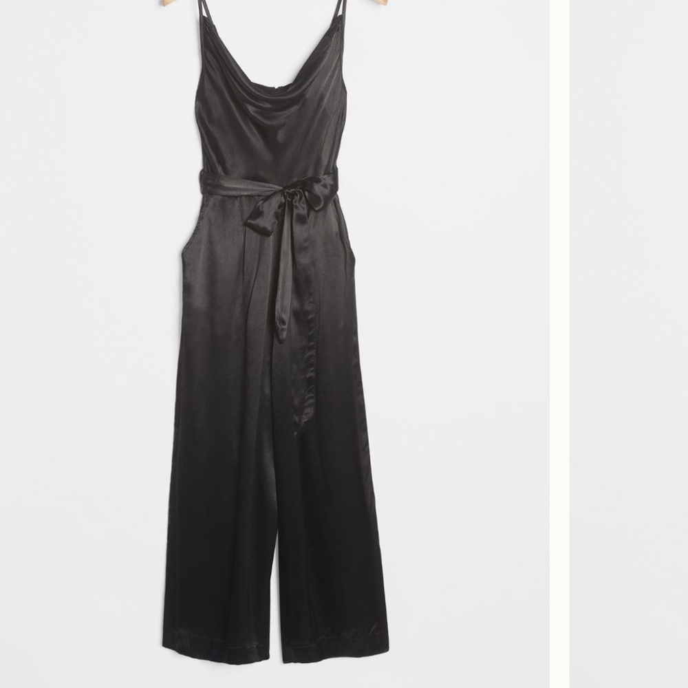Anthropologie Alizia Cowl Neck Jumpsuit